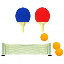 PONG Mini set de ping-pong pour enfant avec raquettes, balles et filet