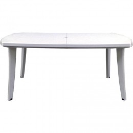 Table de jardin Atlantic - Résine - Max 2.25 m - Blanc