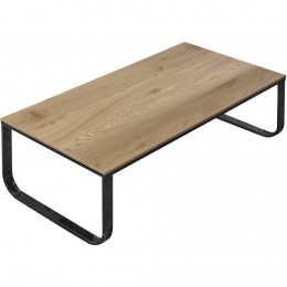 Table basse Soho - 105 x 55 x 34 cm - Chêne / Noir