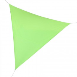 Voile d'ombrage triangulaire verte 3.6m
