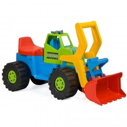 Porteur tractopelle camion enfant jouet d'extérieur Bleu