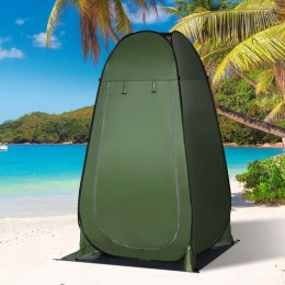 Tente de douche pliable pop-up automatique instantanée cabinet de changement camping polyester vert