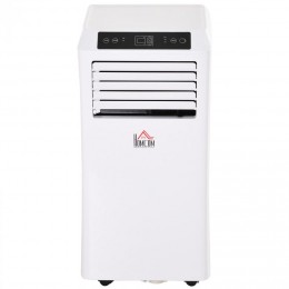 Climatiseur portable 9.000 BTU/h - ventilateur, déshumidificateur - réfrigérant naturel R290 - télécommande - débit d'air 360 m³/h - blanc