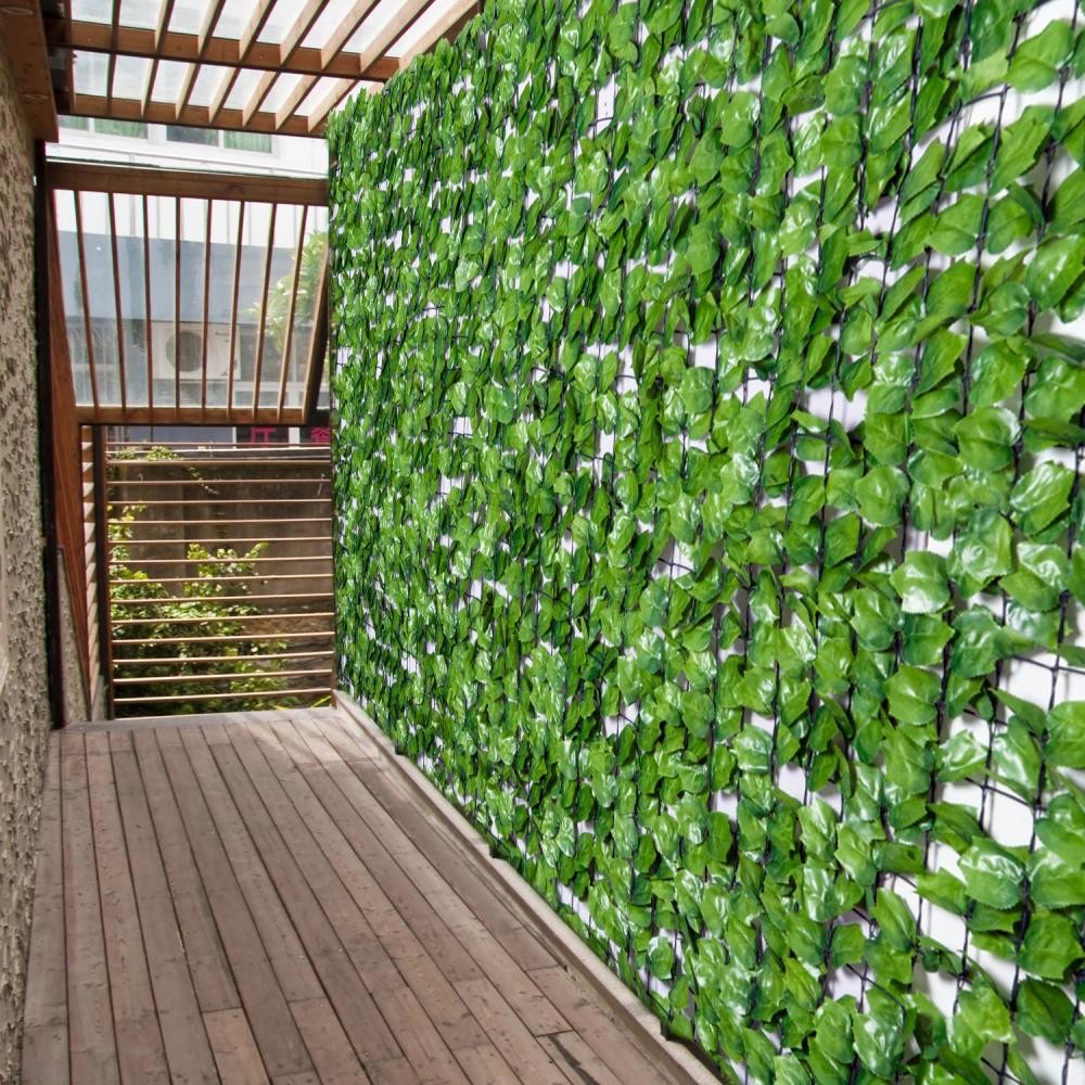 Haie artificiel érable brise-vue décoration rouleau 3L x 1,5H m feuillage  réaliste anti-UV vert - Vase et plante artificielle - Objet décoratif -  Décoration | GiFi