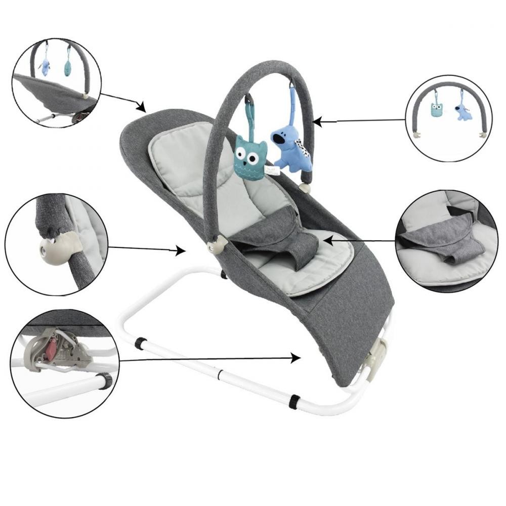 Balancelle bébé motorisée avec télécommande de Badabulle