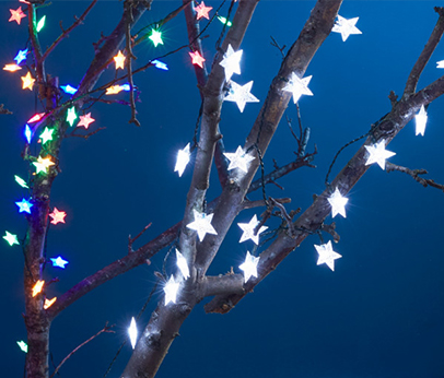 Décoration de Noël : Guirlandes électriques et décorations lumineuses