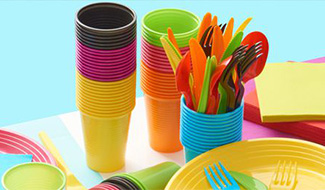 Lot de 6 assiettes plates en mélamine 3 couleurs assorties – 25 cm –  Assiettes en plastique robuste incassable – Assiettes réutilisables pour  camping
